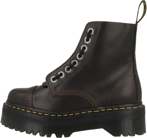 Vista 29 de Dr. Martens, Botas industriales ligeras para mujer Maple Zip con puntera de acero