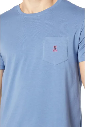 Vista 3 de Psycho Bunny Camiseta con bolsillo modal de algodón Pima