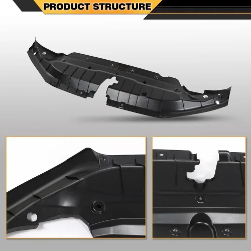 Vista 9 de CNNELL Cubierta superior de soporte del radiador compatible con Toyota 4Runner 2010-2020 TO1224108