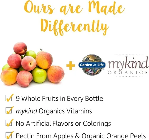Vista 4 de Garden of Life Organics - Vitaminas gomosas para mujer, sabor baya, certificadas, orgánicas, sin OMG, veganas y orgánicas, vitaminas gomosas