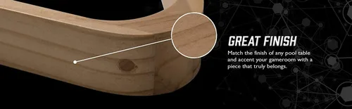 Vista 10 de Viper - Accesorio para mesa de billar/billar: estante de 8 bolas, triángulo de madera dura, sostiene bolas de tamaño estándar de 2-1/4