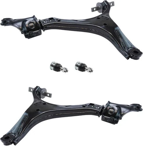 Vista 142 de TRQ Brazo de control superior e inferior del lado del conductor y del pasajero con juego de rótulas compatible con Chevrolet GMC 89-02