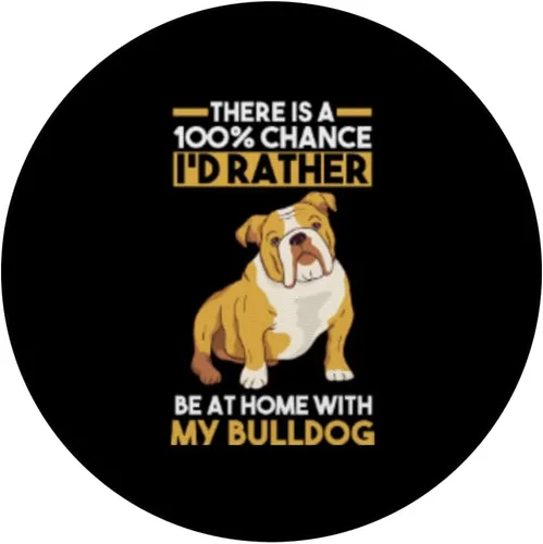 Vista 3 de Dog English Bulldog PopSockets intercambiables PopGrip