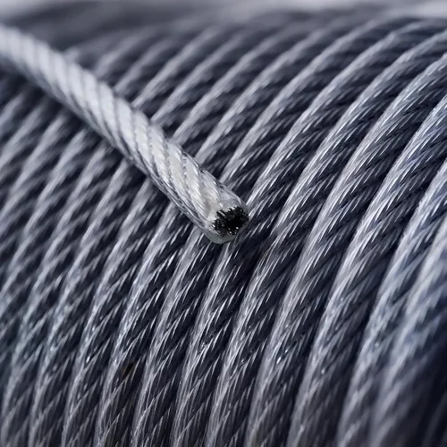 Vista 3 de Cables de resorte de torsión para puerta de garaje de 8.6 pies, cable de elevación de acero galvanizado de 7 x 7 pulgadas de diámetro, cable