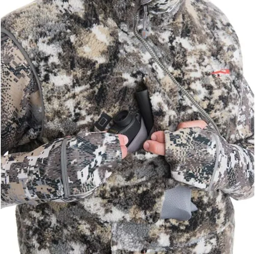 Vista 4 de Sitka Optifade Elevated II - Chaleco de caza con aislamiento silencioso para hombre
