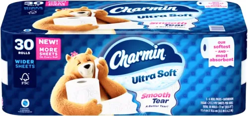 Vista 16 de Charmin Papel higiénico ultra suave, 18 rollos Mega XL = 108 rollos regulares