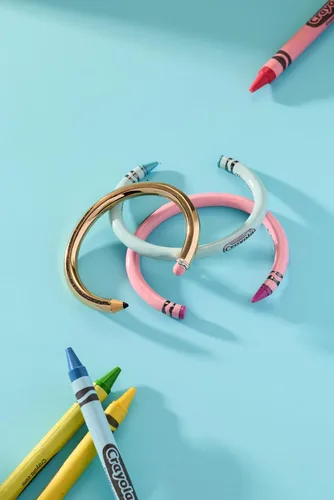 Vista 11 de Crayola Crayon Cuff - Pulsera de mano rosa Tickle Me
