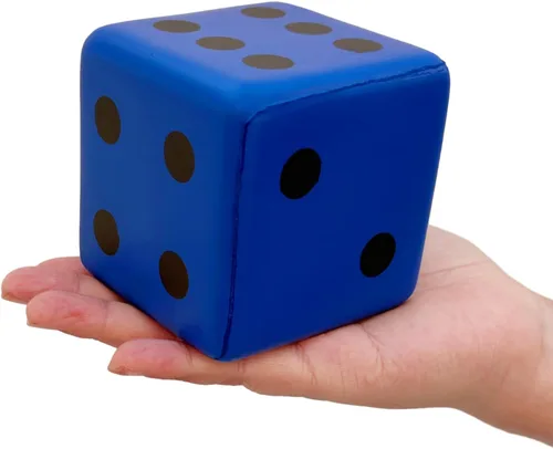 Vista 11 de Juguete de Dados de Espuma de 3.15 Pulgadas: Un Divertido Juguete Educativo de Dados Kawaii Lleno de Diversión para Juegos de Mesa Infantiles