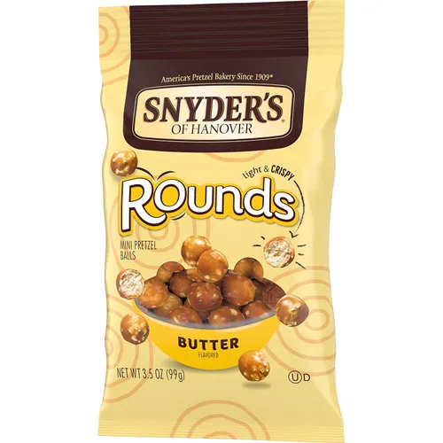 Vista 7 de Snyder's of Hanover Pretzels, Butter Rounds, 3.5 oz (paquete de 8)
