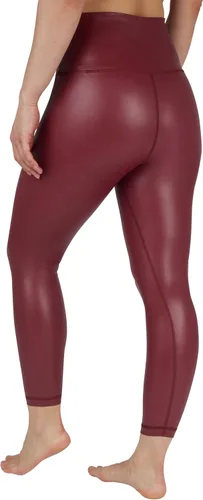 Vista 16 de 90 Degree By Reflex Leggings de cintura alta con forro polar de piel sintética de alto brillo y elástico