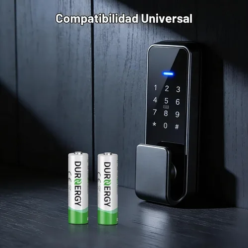 Vista 5 de DURNERGY Paquete de 48 pilas AA, 10 años de vida útil, pilas AA dobles de 2800 mAh para reloj, pilas AA, alcalinas LR6