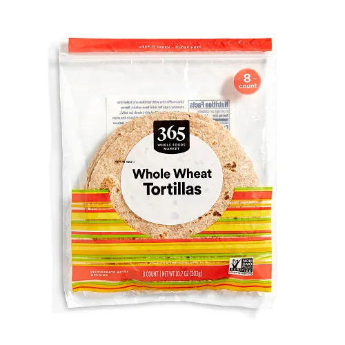 Vista 4 de 365 por Whole Foods Market, tortillas de harina orgánicas estilo casero, 6 unidades, 340,19 gr