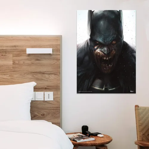 Vista 4 de MIGHTYPRINT DC Comics – Batman – DCeased – Zombie Attack – Arte de pared duradero de 17 x 24 pulgadas – No hecho de papel – Coleccionable