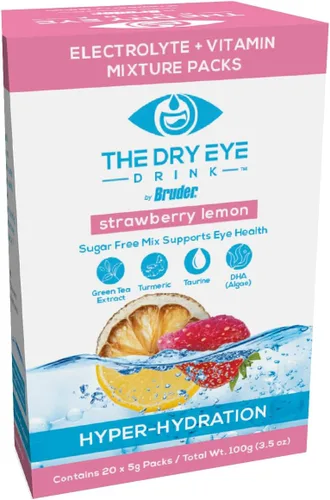 Vista 12 de l Hidratación definitiva para ojos secos l Paquetes de electrolitos en polvo sin azúcar l Mezclado con vitaminas, té verde, cúrcuma, taurina y DHA l