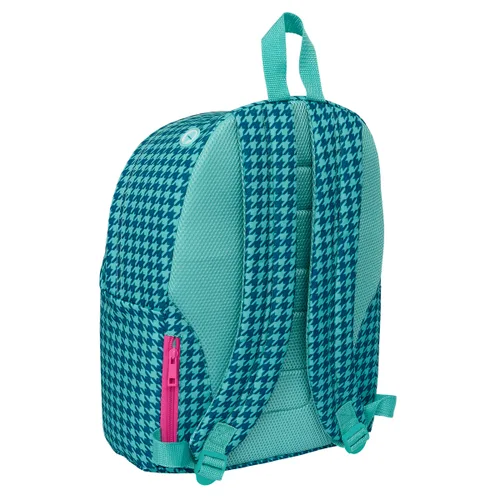 Vista 2 de Mochila para Portátil Nait Nait Pata de gallo verde Verde 31 x 41 x 16 cm