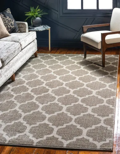 Vista 28 de Unique Loom Trellis Collection - Alfombra de área de Filadelfia, rectangular de 2 pies 2 pulgadas x 3 pies, color morado y marfil