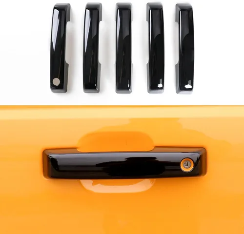 Vista 11 de Protector de arañazos para manija de puerta trasera, cubierta de manija de puerta trasera compatible con Ford Bronco 2021 2022 2023 2024 2025