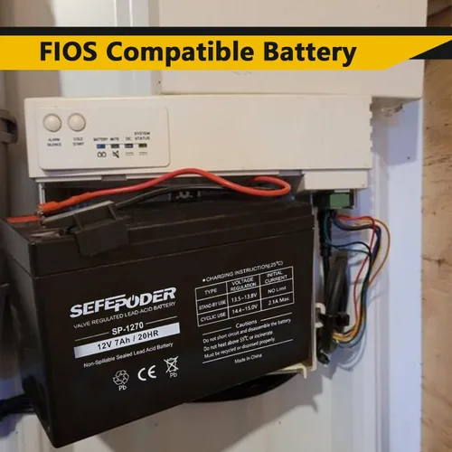 Vista 5 de SEFEPODER Batería de plomo ácido sellada recargable de 12V 7Ah (terminales F1)