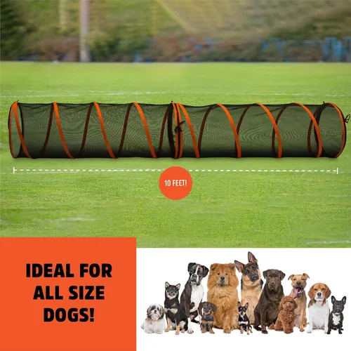 Vista 5 de Hide N Side Túneles de juego para niños, túnel de arrastre interior y exterior para niños, perros, bebés, niños pequeños, juguete de regalo