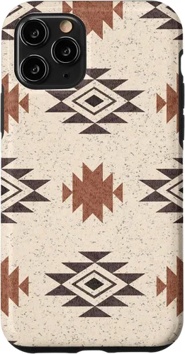 Vista 29 de Funda rústica para iPhone 17 con patrón azteca estilo bohemio occidental