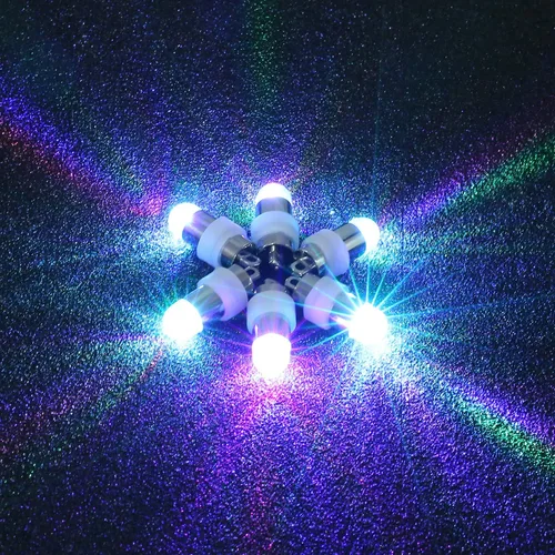 Vista 3 de Yizhet Paquete de 30 luces LED, mini luces LED de fiesta alimentadas por pilas para linternas de papel, decoración floral, interior y exterior