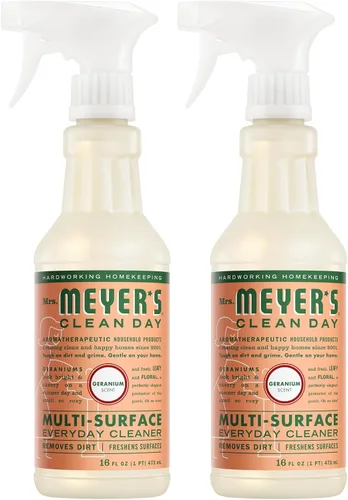 Vista 12 de Meyer's Clean Day, spray limpiador multisuperficie, solución de limpieza diaria para mesadas, pisos, paredes y mucho más, Bluebell, botella