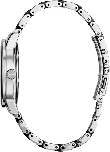 Vista 3 de Citizen Eco-Drive Disney - Reloj de cuarzo para mujer acero inoxidable Ursula tono plateado modelo EM0748-51W