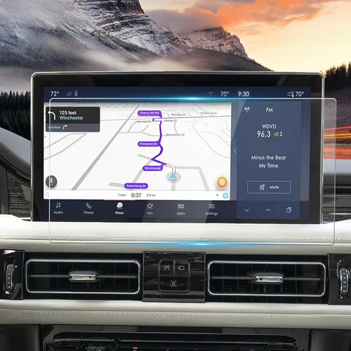 Vista 8 de YEE PIN Lincoln - Protector de pantalla de aviador 2020, protector de pantalla central para pantalla táctil Lincoln Aviator 2020, 2 piezas
