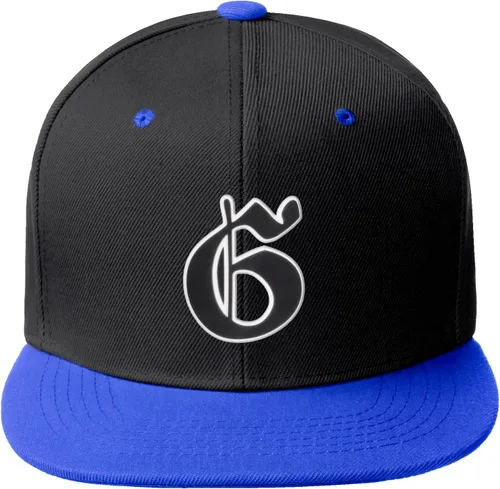 Vista 97 de Daxton Gorra clásica con visera de billete plano con letras del alfabeto inglés antiguo de la A a la Z
