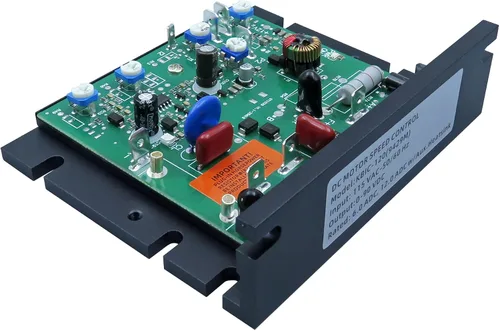 Vista 7 de KBIC-120 (9429) Chasis de accionamiento de CC compatible, control de velocidad del motor SCR DC de 120V, reemplazo directo para KB Electronics