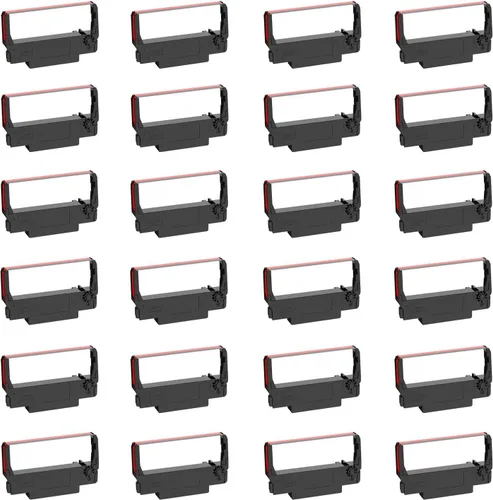 Vista 8 de Bigger Repuesto para ERC-30, ERC 30 34 38 B/R cinta compatible con impresora Epson ERC30 ERC34 ERC38 NK506 (negro y rojo, 12 unidades)