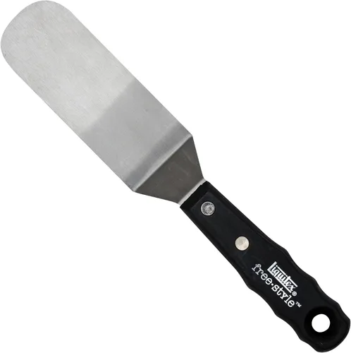 Vista 17 de Liquitex Cuchillo de pintura pequeño profesional Freestyle, n.º 1, plata/negro