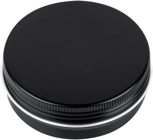 Vista 10 de Restaurantware RW Base - Cajas de almacenamiento de lata de 2 onzas, 100 cajas redondas de lata con tapas, tapas atornillables duraderas
