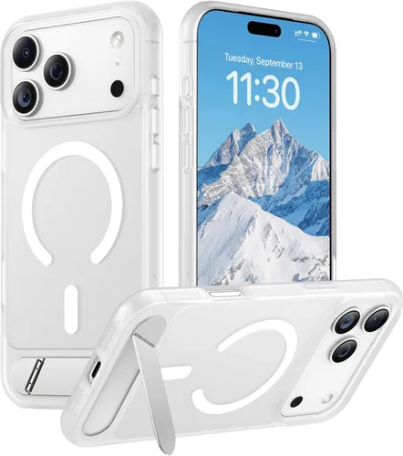 Vista 128 de Funda para iPhone 11 con compatibilidad magnética, [Soporte invisible incorporado][Compatible con MagSafe]