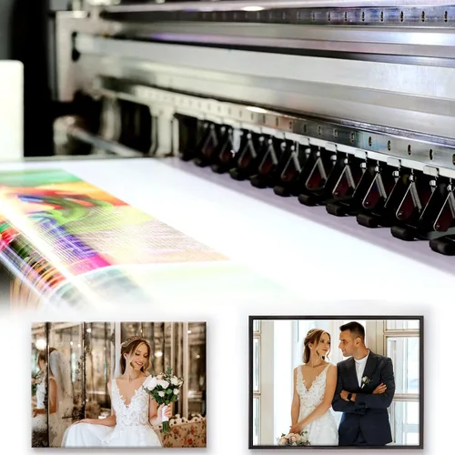 Vista 3 de Rollo de lienzo mate profesional largo sin estirar, impresora de inyección de tinta de formato ancho, perfecta para bellas artes, fotografía 1 rollo