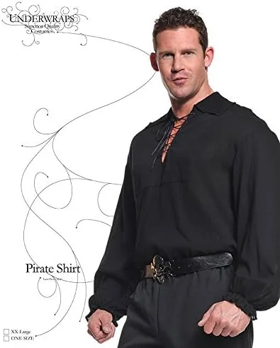 Vista 3 de Disfraces de hombre Underwraps camisa de pirata Renaissance