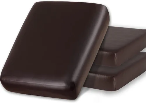 Vista 11 de Fundas de cojín de piel sintética para sofá, fundas de asiento de sofá, fundas de asiento de caravana impermeables con parte inferior elástica