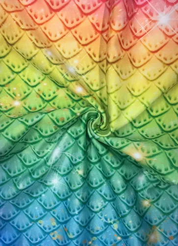 Vista 2 de Conjunto de bikini de sirena para fiesta temática de sirena