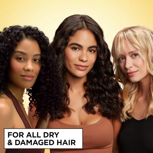 Vista 4 de Garnier Whole Blends Honey Treasures Máscara reparadora para cabello seco y dañado, 11.5 onzas líquidas, 2 unidades (el embalaje puede variar)
