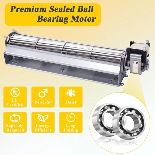 Vista 4 de Criditpid SRV7000-659 Reemplazo del ventilador de convección para PelPro PP60, PP60-B Estufa de pellets, Pleasant Hearth PH50CABPS, PH35PS, PH50PS