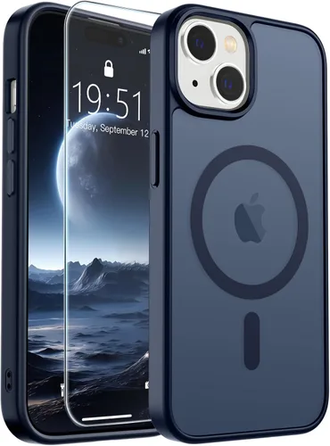 Vista 37 de SUPFINE Funda magnética para iPhone SE 2022 (3ª)/2020 (2ª), iPhone 8 (compatible con MagSafe) (protección contra caídas de grado militar), funda