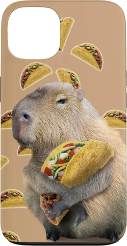 Vista 7 de Capybara Capybaras Eating Taco - Carcasa para iPhone 17