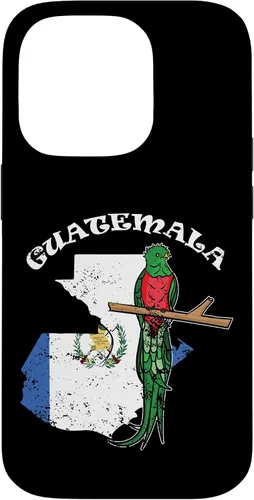 Vista 17 de Funda de recuerdo para iPhone 16 Quetzal de Guatemala con bandera de Guatemala