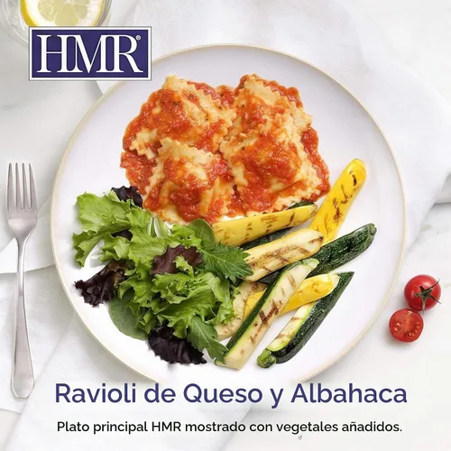Vista 6 de HMR Entrees Meals - Paquete variado de 5 comidas prefabricadas para microondas bajas en calorías para bajar de peso, cena lista para comer, incluye