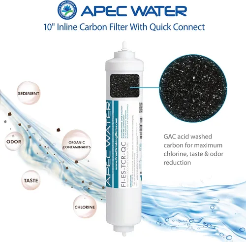 Vista 6 de APEC Water Systems - Juego de prefiltro de alta capacidad para sistema de filtro de agua de ósmosis inversa serie Essence (1 unidad) y filtro