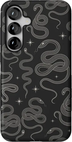 Vista 49 de Casely Funda para Galaxy S9 Postura de cadáver Yoga de esqueleto Diseño protector delgado esencial de doble capa