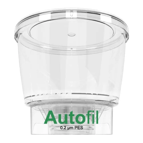 Vista 6 de Foxx Life Sciences Paquete de 24 filtros de vacío desechables Estériles Autofil con membrana PES esterilizante, 16.9 fl oz