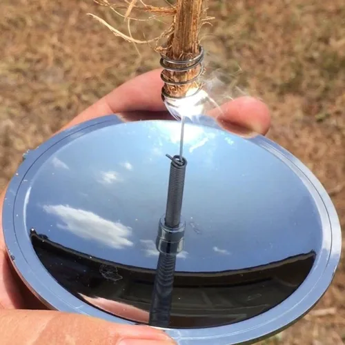 Vista 2 de 3 arrancadores de fuego solares aprovechan el poder del sol a la luz, kit de supervivencia solar para arrancadores de fuego, herramienta al aire 3