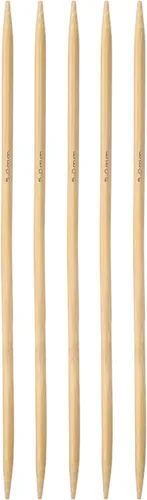 Vista 9 de Harfington - 5 piezas de agujas de tejer de bambú de doble punta, tamaño US 1 (2.25 mm), carbonizadas, 7.9 pulgadas (20 cm) rectas para tejer a