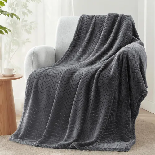 Vista 25 de Exclusivo Mezcla Large Fleece Throw Blanket for Couch, Sofa, Pink Rosa